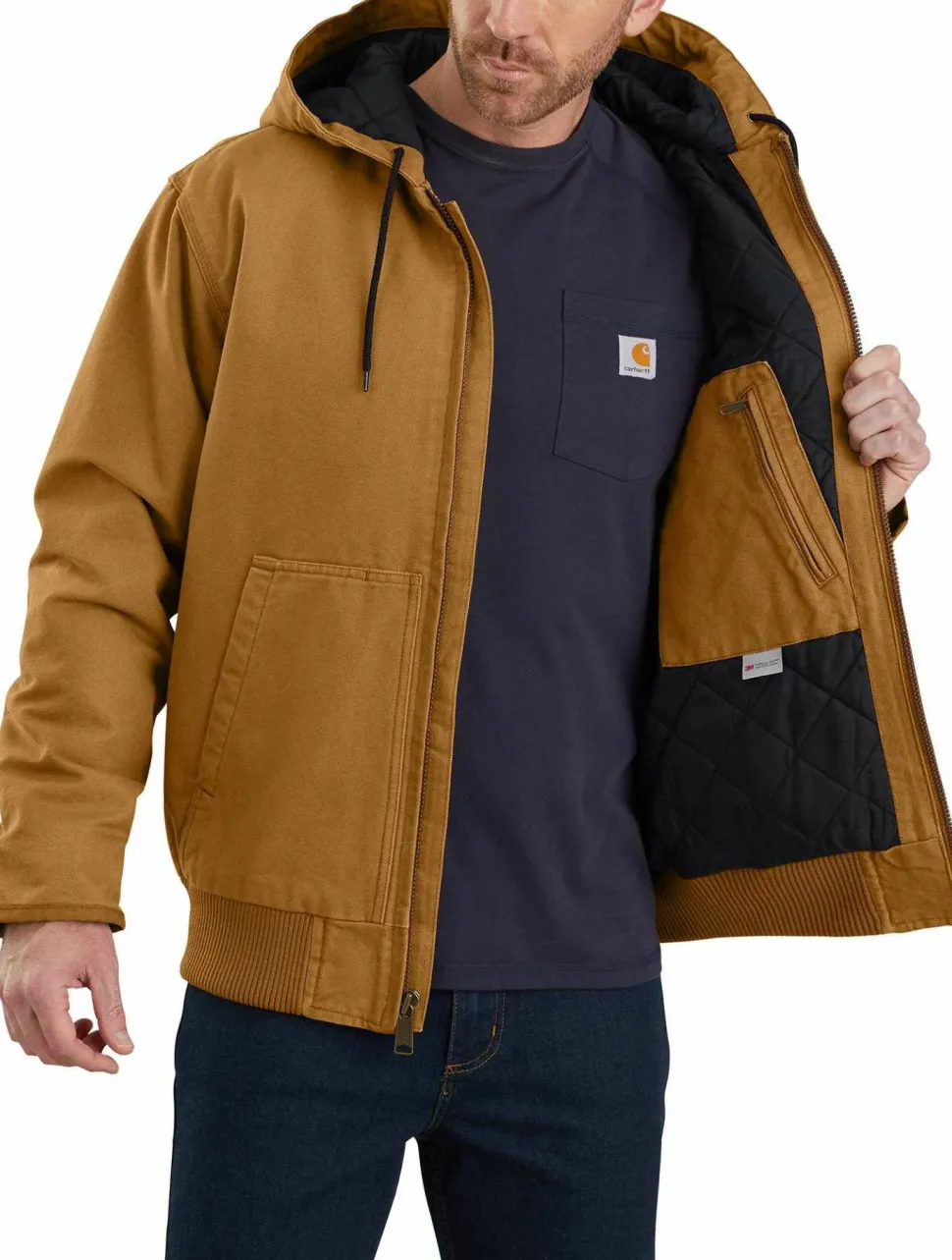 Carhartt Men's Duck Active Jacket Carhartt® Brown
