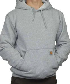 Carhartt Men's Hooded Sweatshirt Heather Grey