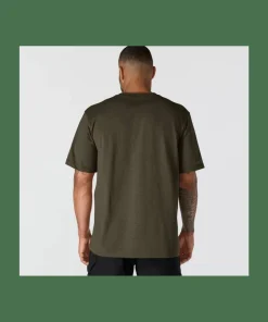 Carhartt Men's K87 Pocket Short Sleeve T-Shirt Burnished Logs Heather