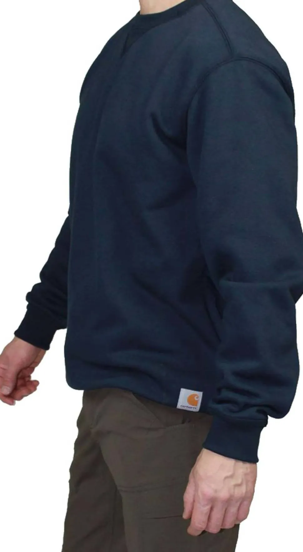 Carhartt Men's Midweight Crewneck Sweatshirt New Navy