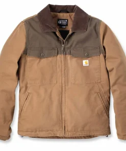 Carhartt Men's Montana Duck Insulated Jacket Carhartt Brown/coffee