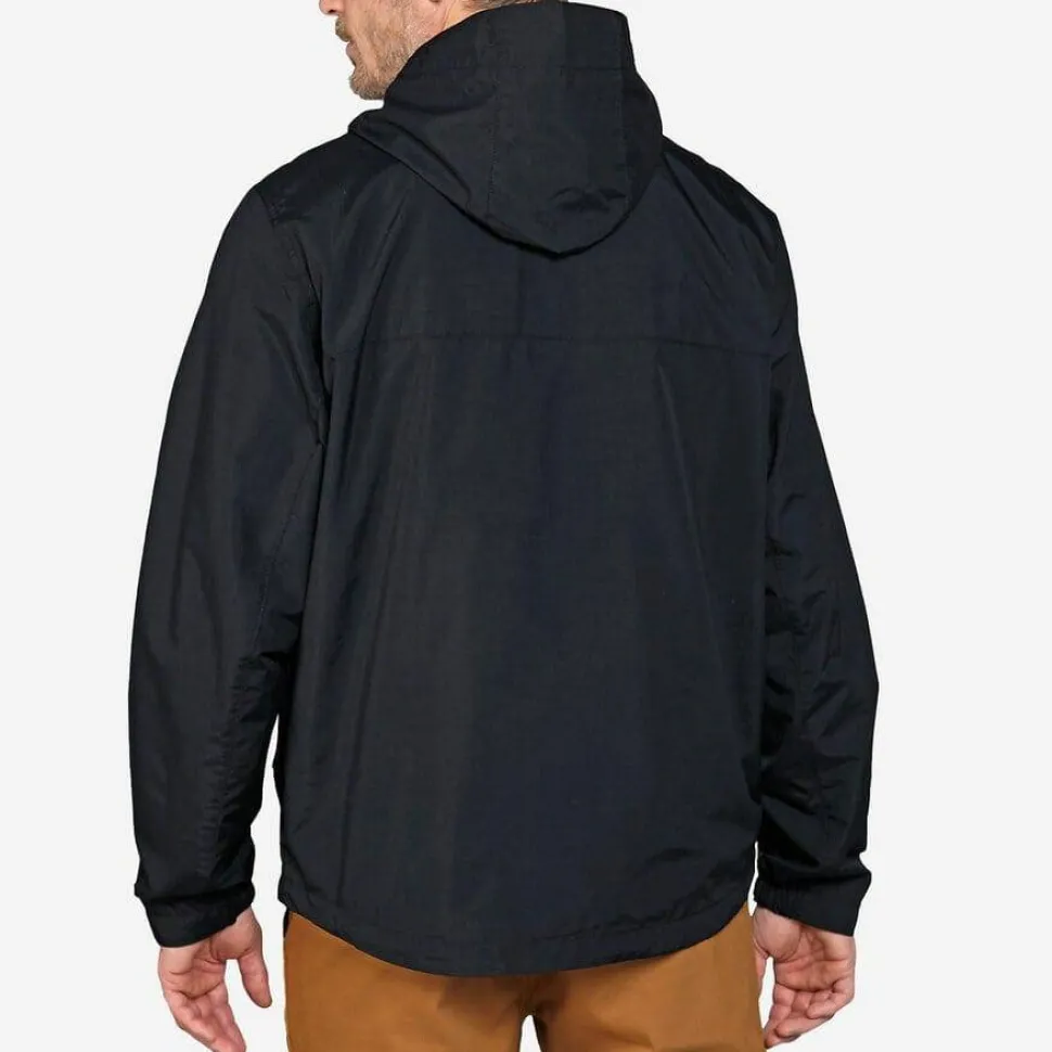 Carhartt Men's Rain Defender Loose Fit Lightweight Packable Anorak Black