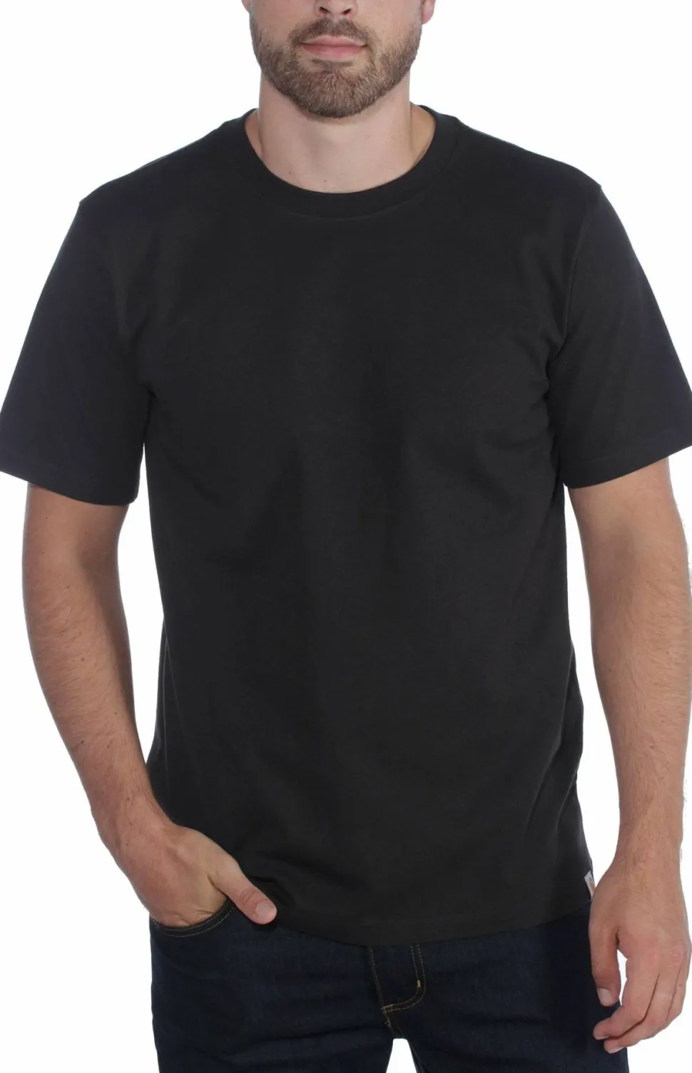 Carhartt Men's Relaxed Fit Heavyweight Short Sleeve T-Shirt Black