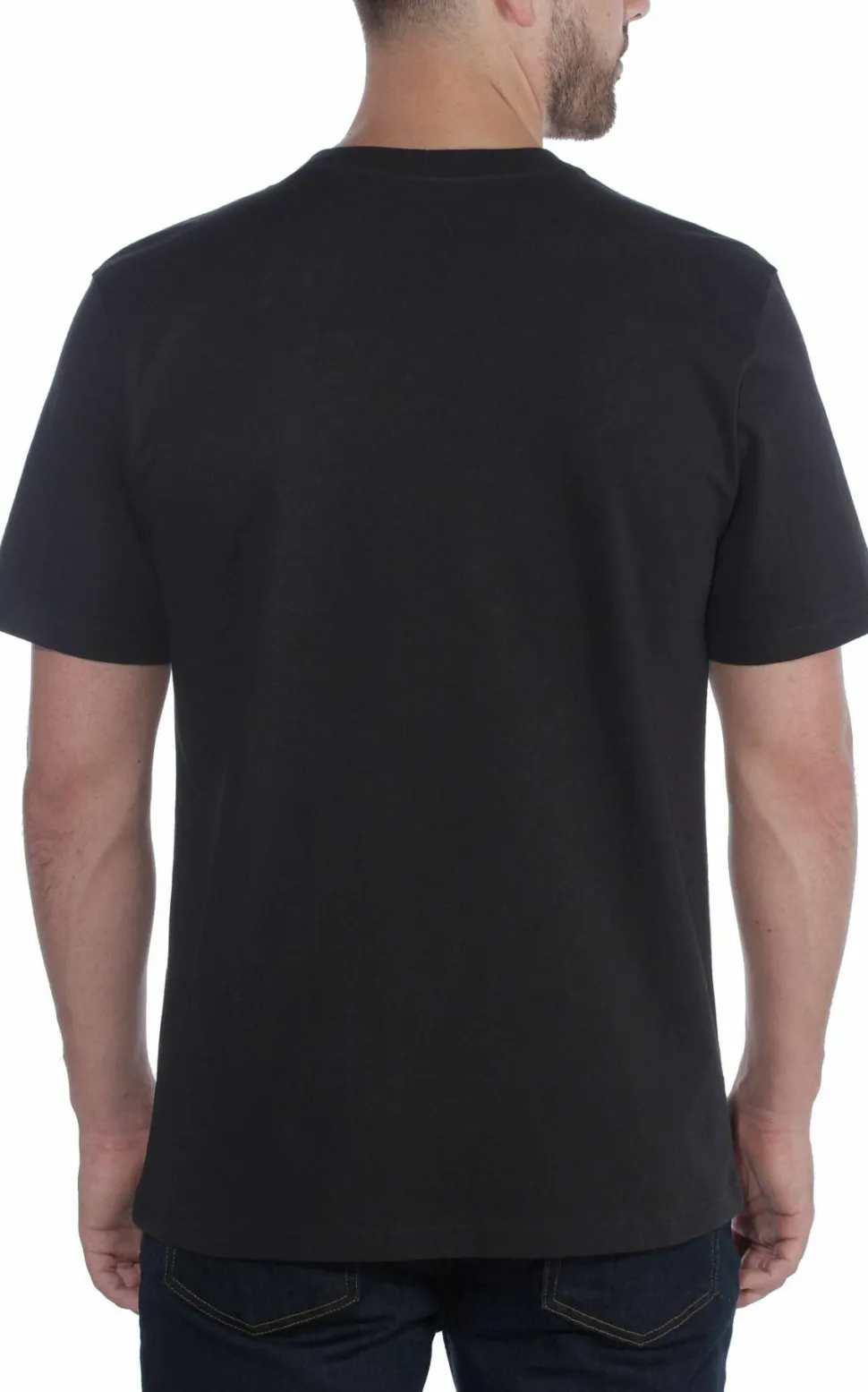 Carhartt Men's Relaxed Fit Heavyweight Short Sleeve T-Shirt Black