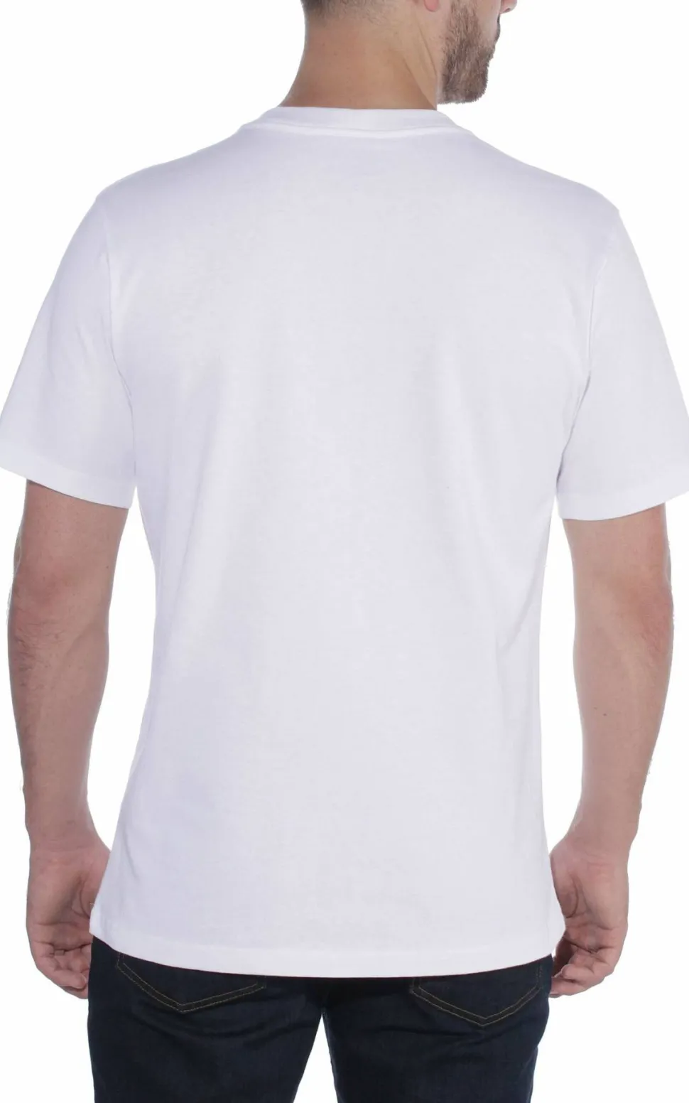 Carhartt Men's Relaxed Fit Heavyweight Short Sleeve T-Shirt White