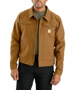 Carhartt Men's Rugged Flex Duck Relaxed Fit Jacket Carhartt Brown