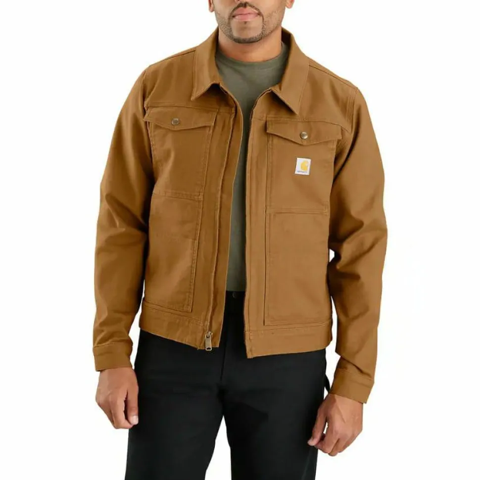 Carhartt Men's Rugged Flex Duck Relaxed Fit Jacket Carhartt Brown