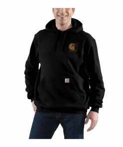 Carhartt Men's Signature Logo Sweatshirt Black