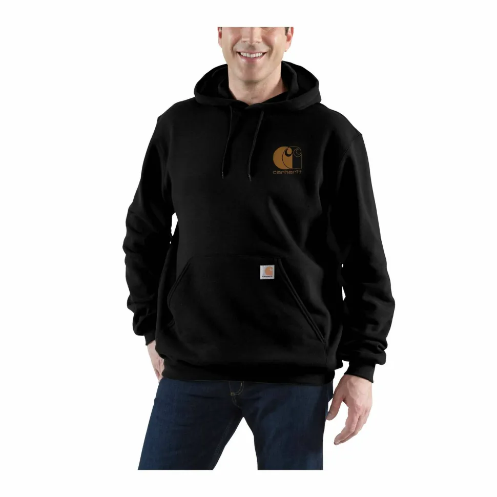 Carhartt Men's Signature Logo Sweatshirt Black