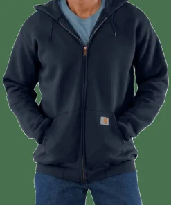 Carhartt Men's Zip Hooded Sweatshirt New Navy