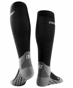 CEP Men's Hiking Light Merino Tall Compression Socks Black
