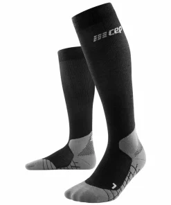 CEP Men's Hiking Light Merino Tall Compression Socks Black