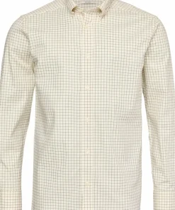Chevalier Men's Baron Shooting Fit Stretch Shirt Highland Green Tattersall