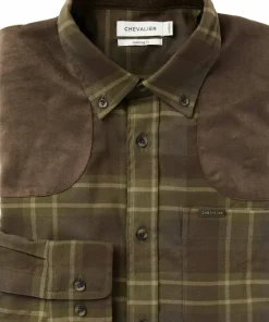 Chevalier Men's Chill Coolmax Shirt Pinegrove Green Checked