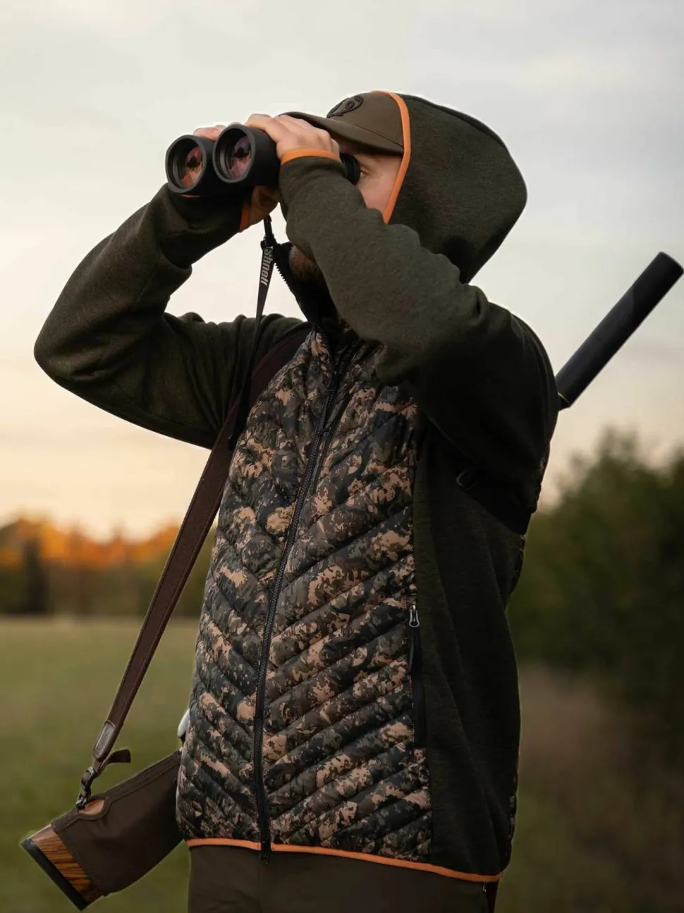 Chevalier Men's Hunter Hybrid Hood Jacket Antler Camouflage