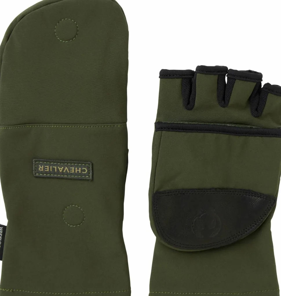 Chevalier Unisex Nimrod Windblocker Pullover Mittens Dark Green