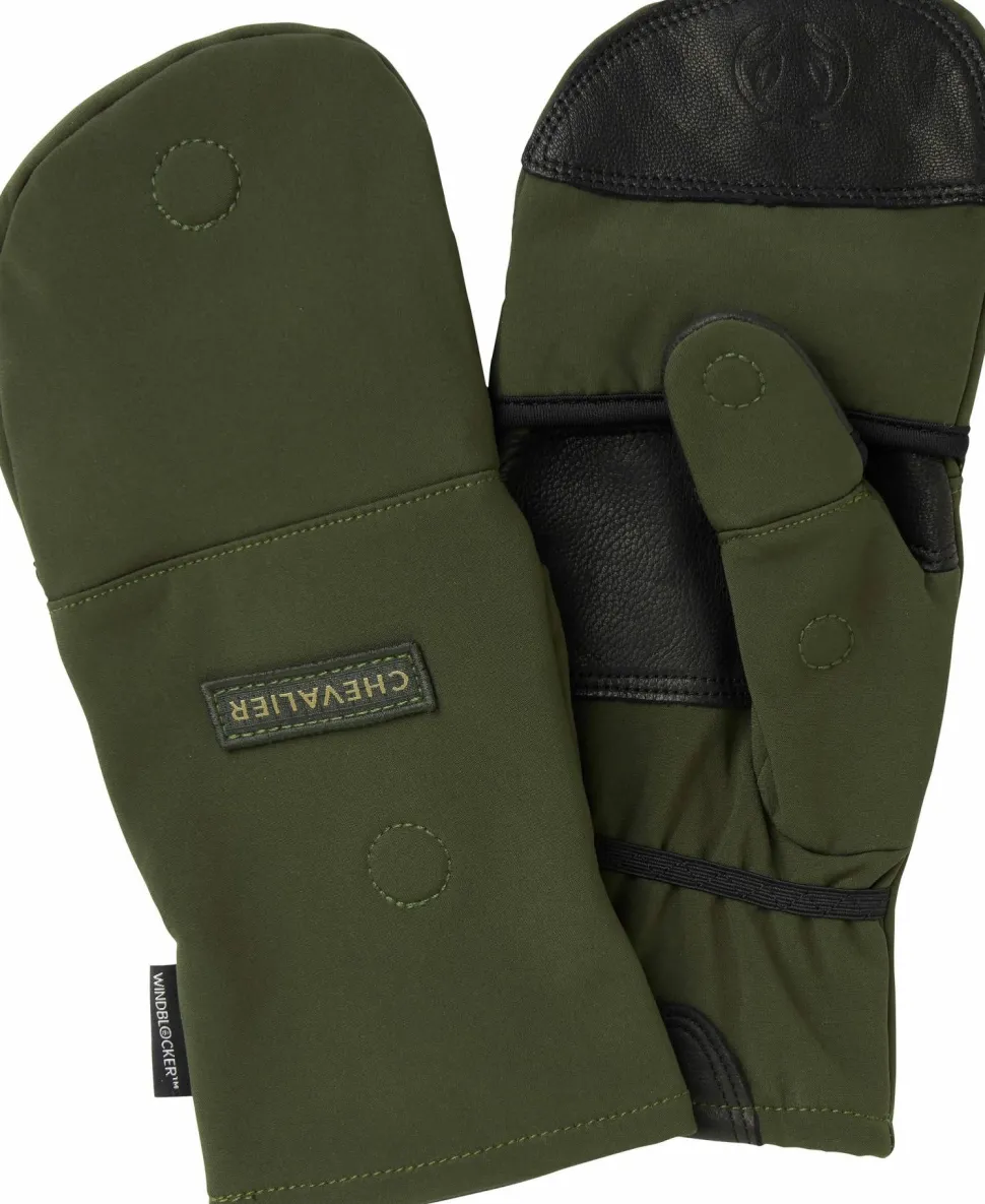 Chevalier Unisex Nimrod Windblocker Pullover Mittens Dark Green
