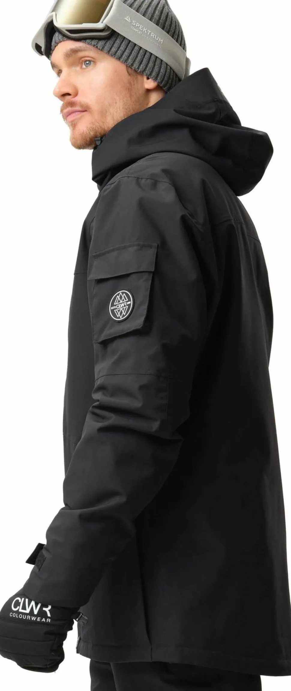 ColourWear Men's Eagle Jacket Black