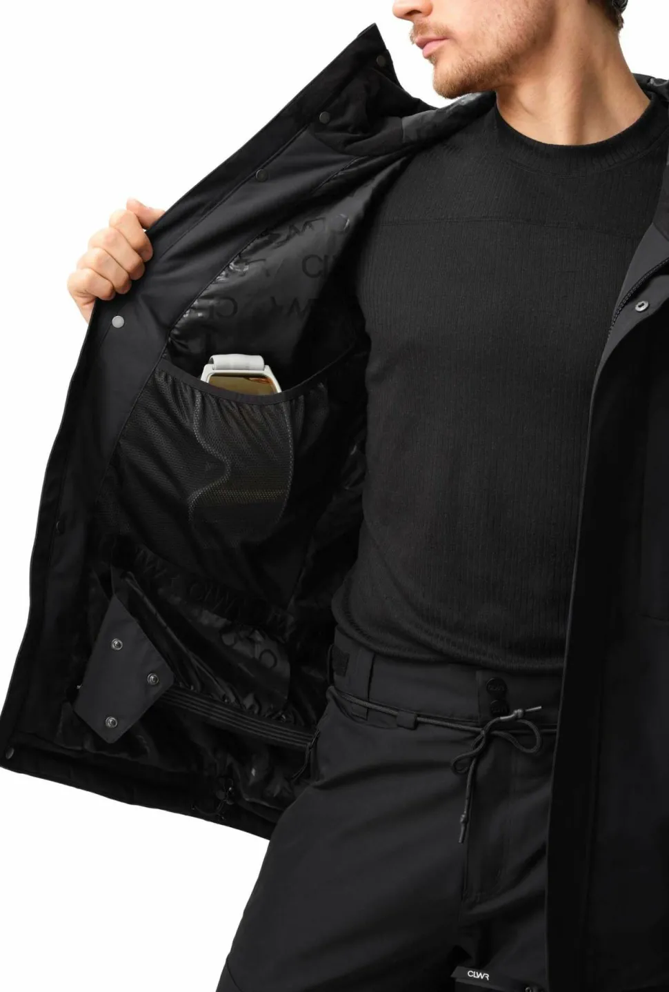 ColourWear Men's Eagle Jacket Black