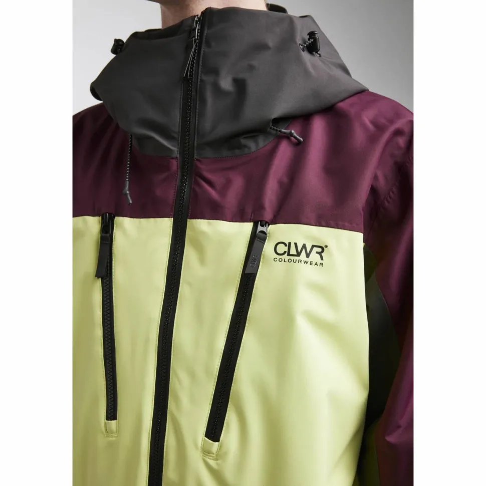 ColourWear Men's Grid Jacket Acid