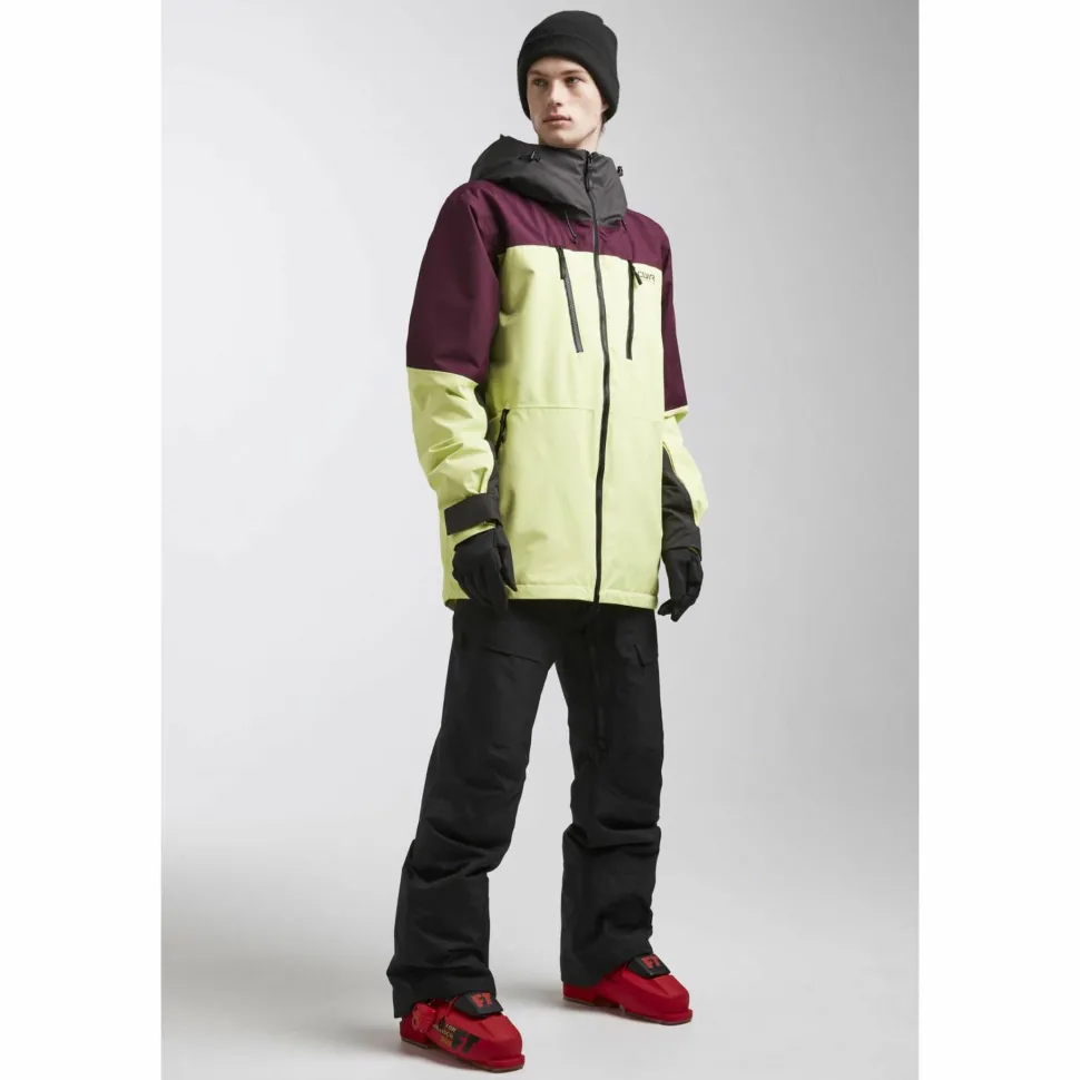 ColourWear Men's Grid Jacket Acid