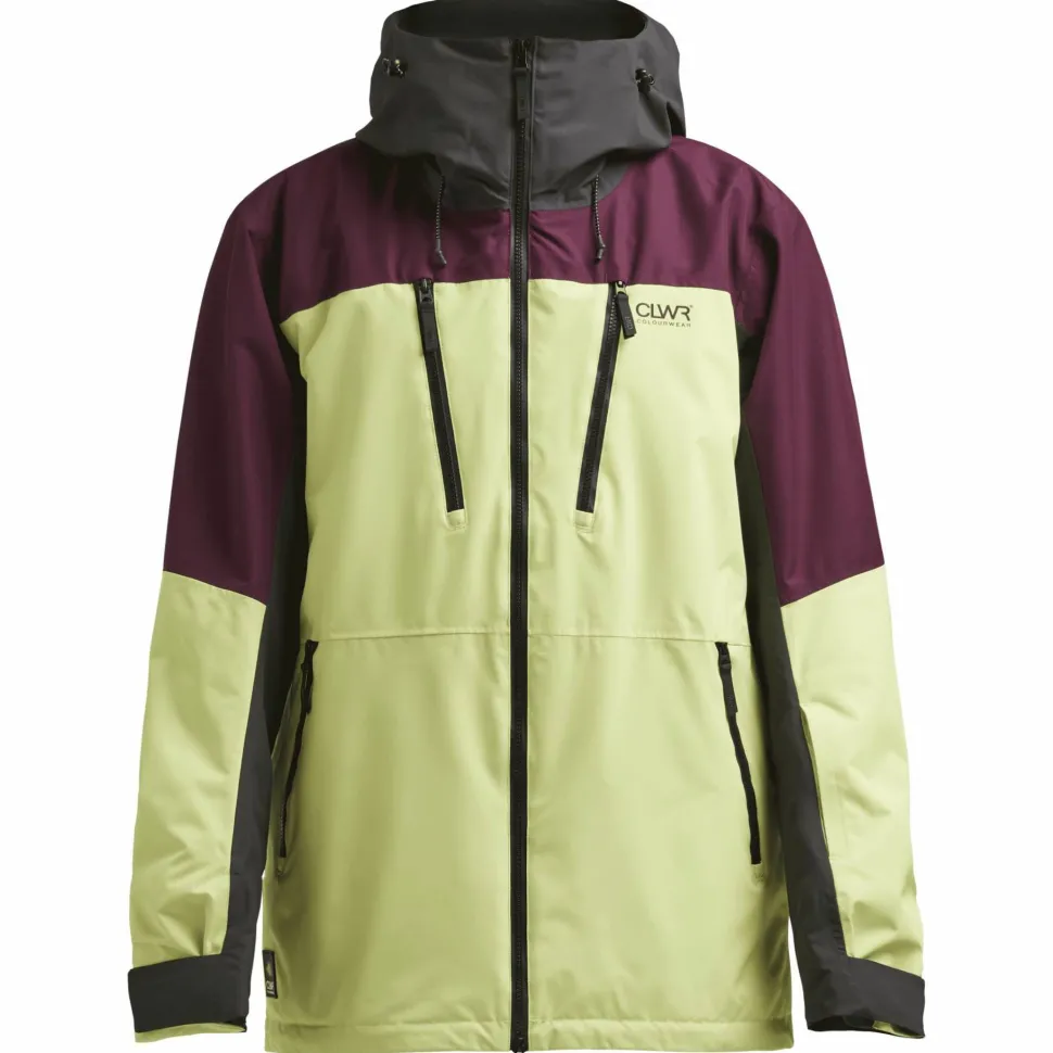 ColourWear Men's Grid Jacket Acid