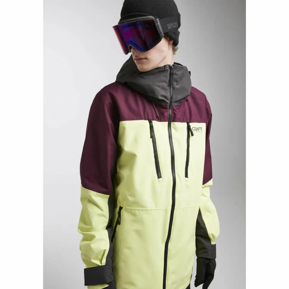 ColourWear Men's Grid Jacket Acid