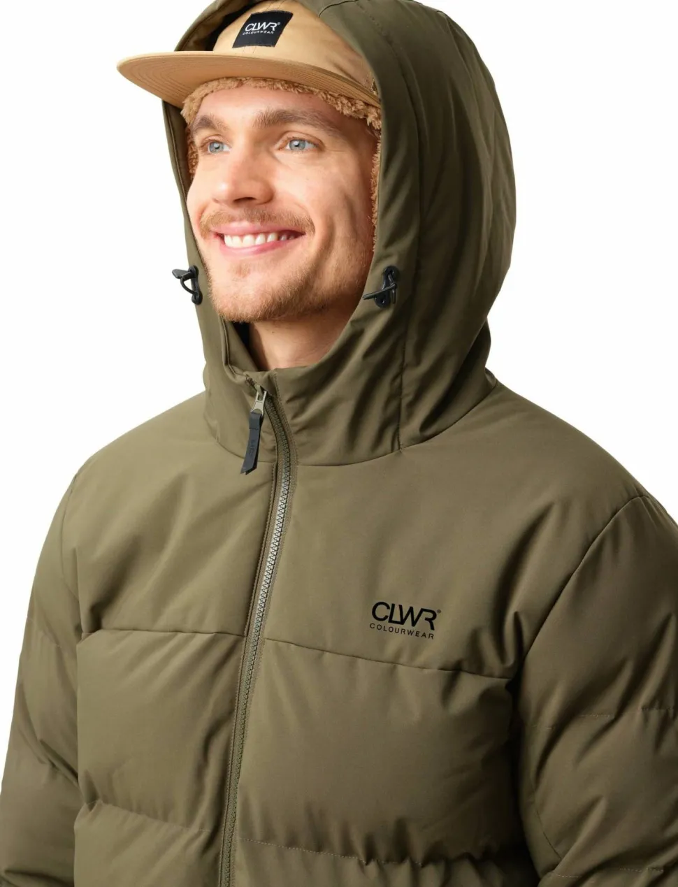 ColourWear Men's Pole Jacket Dark Olive