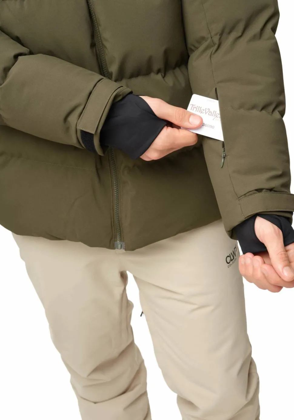 ColourWear Men's Pole Jacket Dark Olive