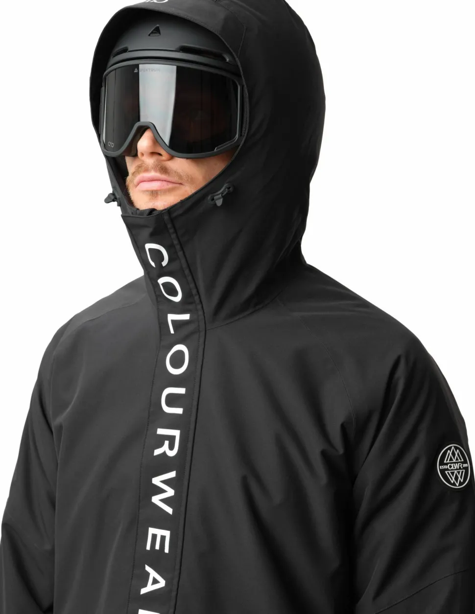 ColourWear Men's Signature Anorak Black