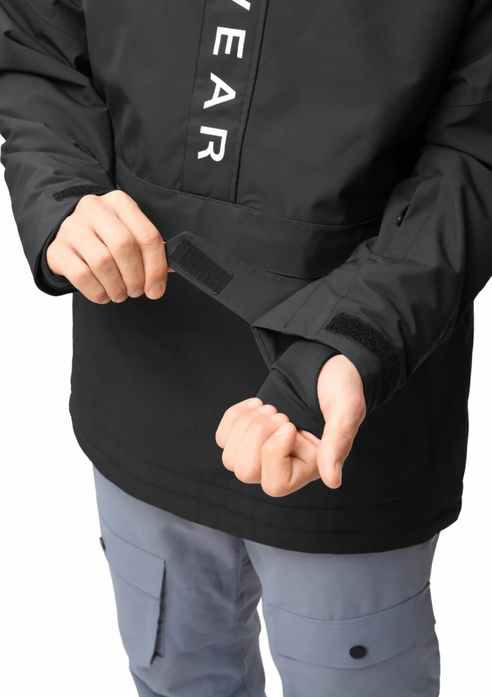 ColourWear Men's Signature Anorak Black