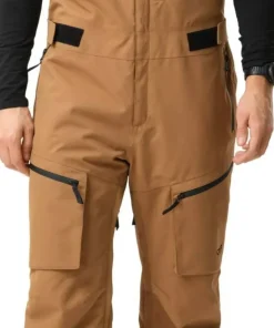 ColourWear Men's Slash Bib Pants Workwear Brown