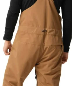 ColourWear Men's Slash Bib Pants Workwear Brown