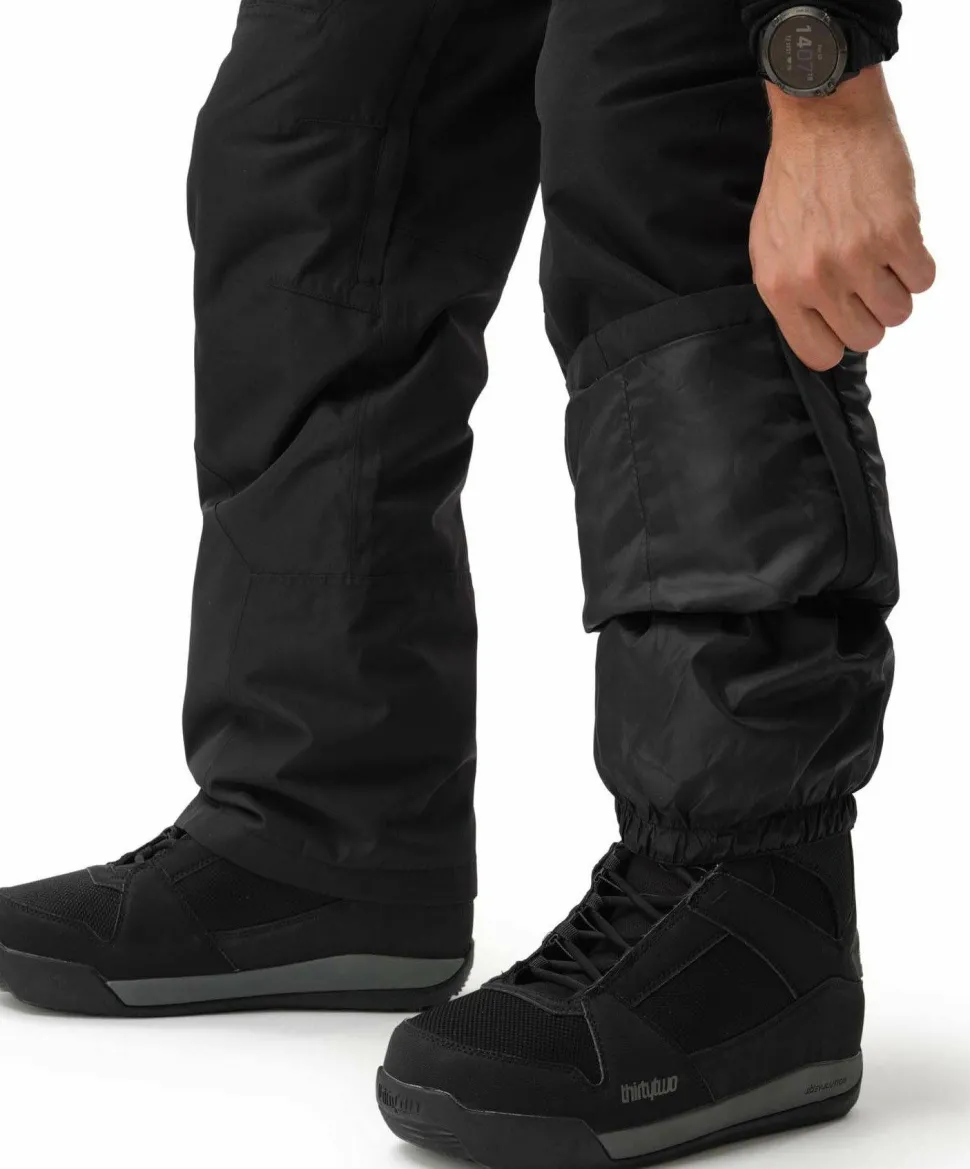ColourWear Men's Slash Bib Pants Black