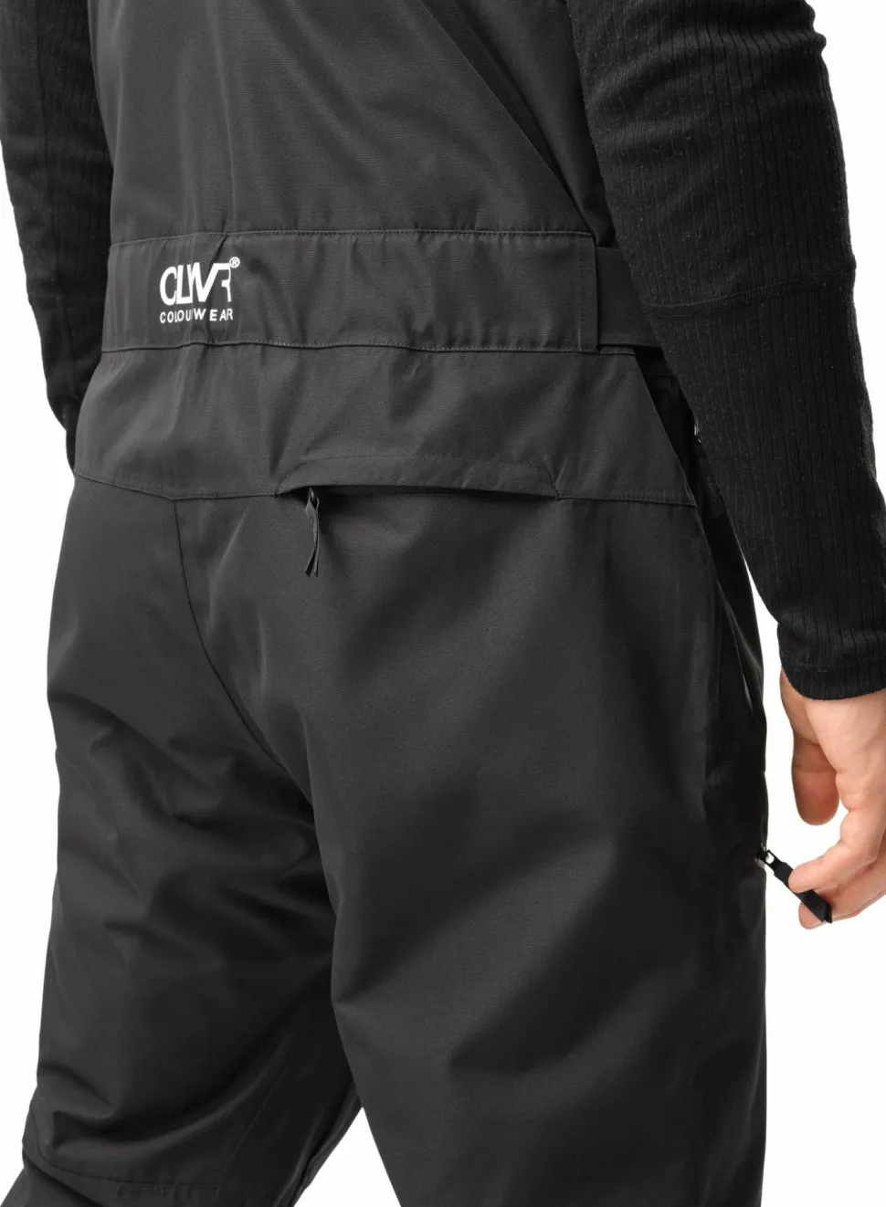 ColourWear Men's Slash Bib Pants Black