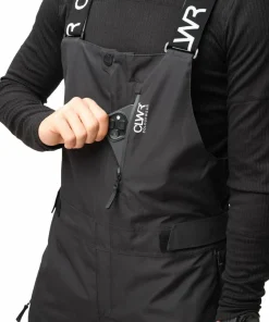 ColourWear Men's Slash Bib Pants Black
