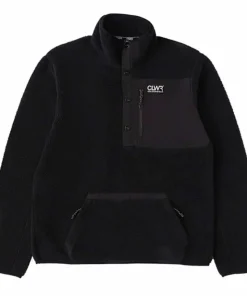 ColourWear Men's Snap Pile Black