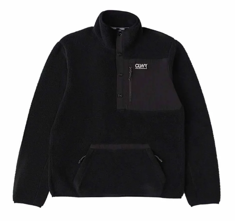 ColourWear Men's Snap Pile Black