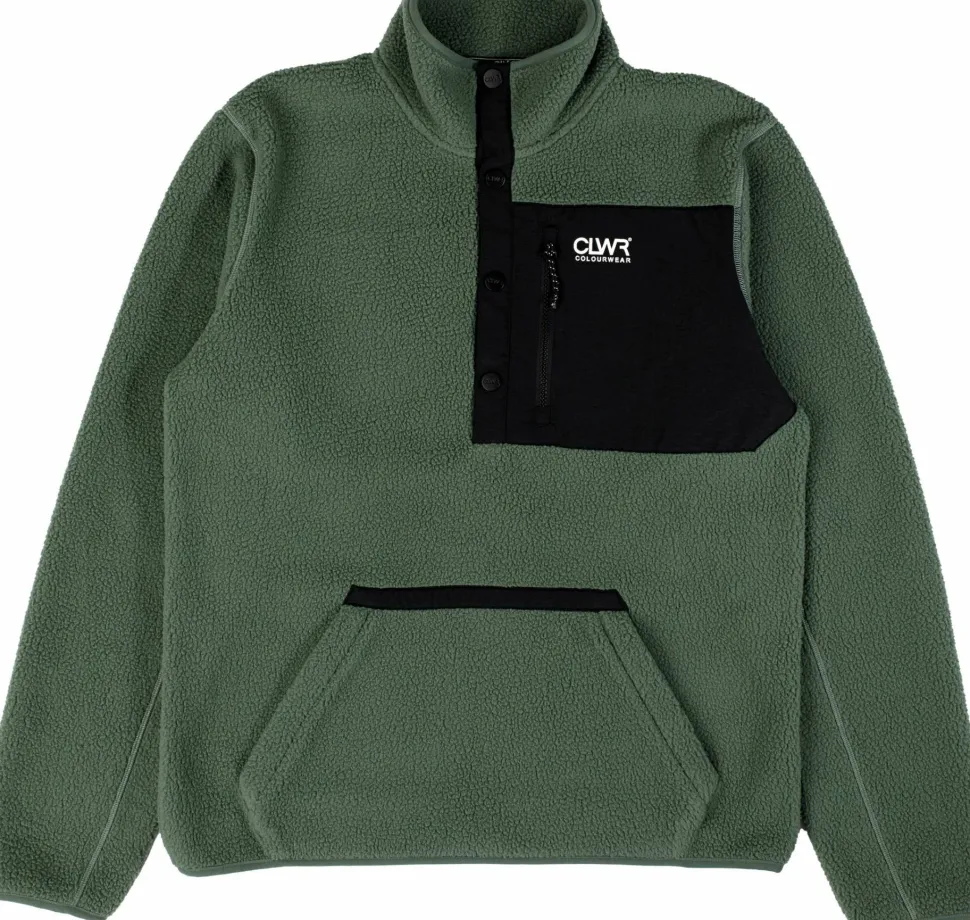 ColourWear Men's Snap Pile Dark Sage