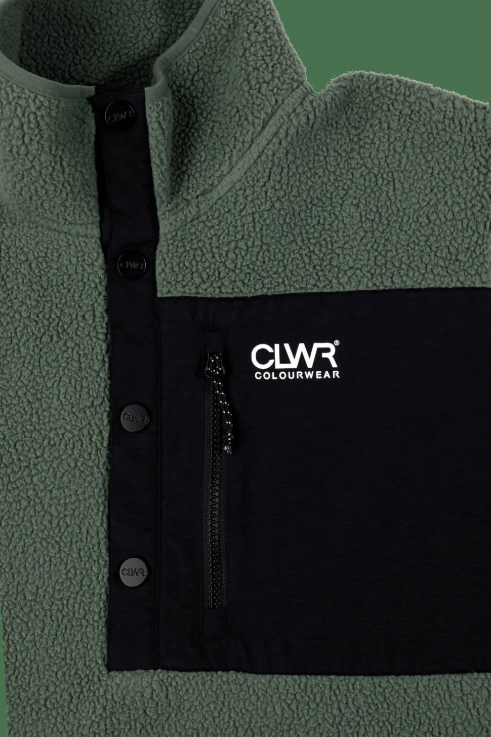 ColourWear Men's Snap Pile Dark Sage