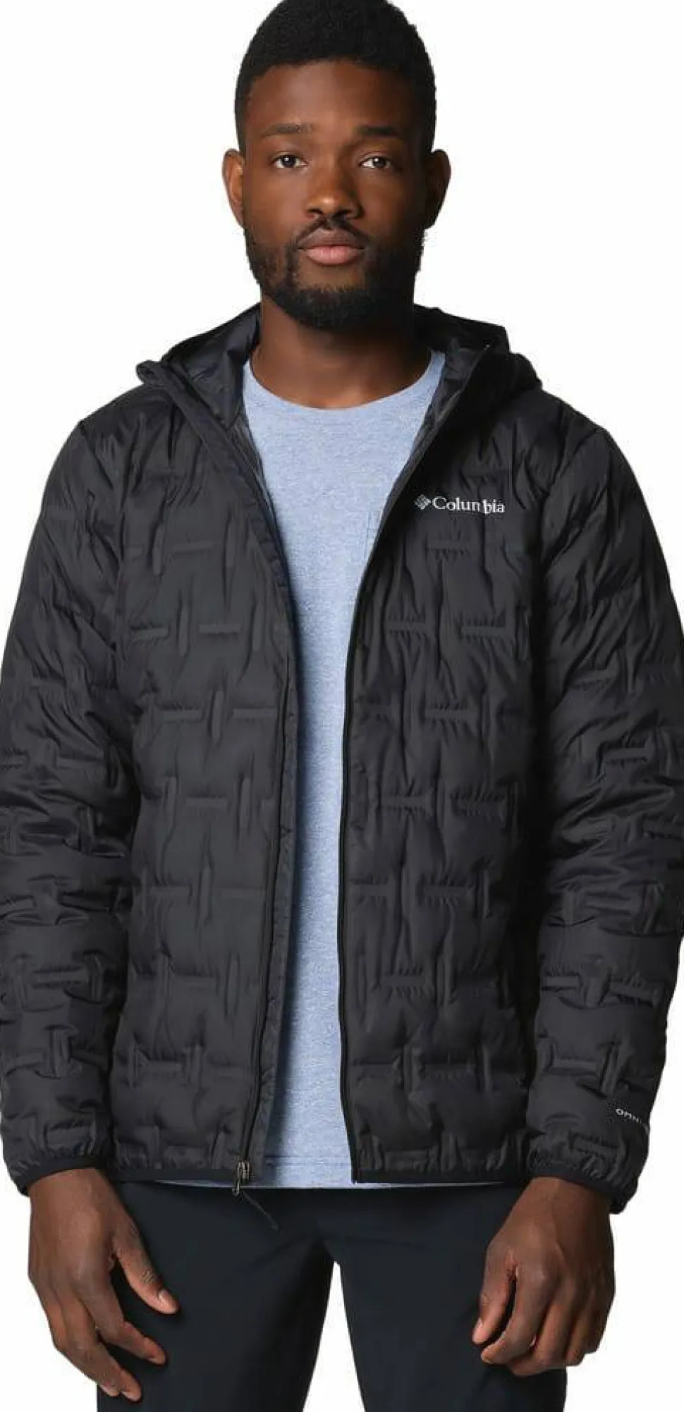 Columbia Men's Delta Ridge II Down Hooded Jacket Black