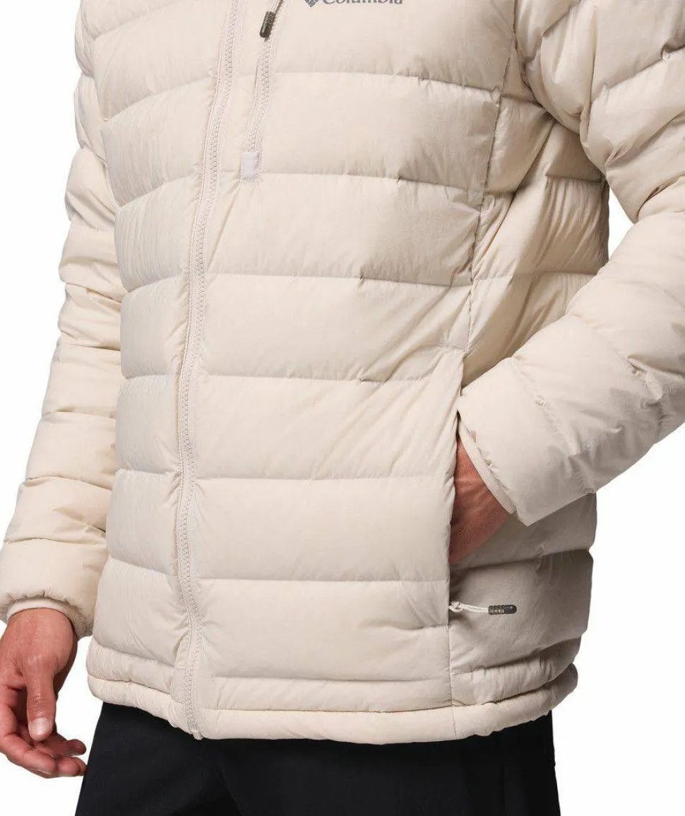 Columbia Men's Drift Peak Stretch Down Hooded Jacket Dark Stone