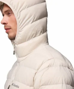Columbia Men's Drift Peak Stretch Down Hooded Jacket Dark Stone