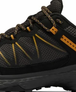 Columbia Men's Peakfreak Rush Outdry Hiking Shoe Black, Raw Honey