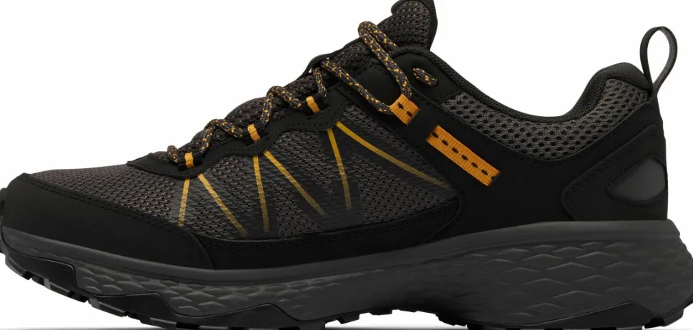 Columbia Men's Peakfreak Rush Outdry Hiking Shoe Black, Raw Honey