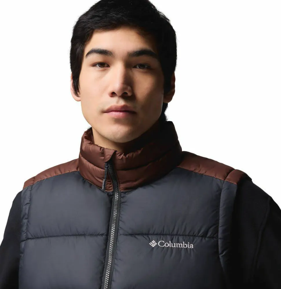 Columbia Men's Pike Lake II Vest Tobacco, Black