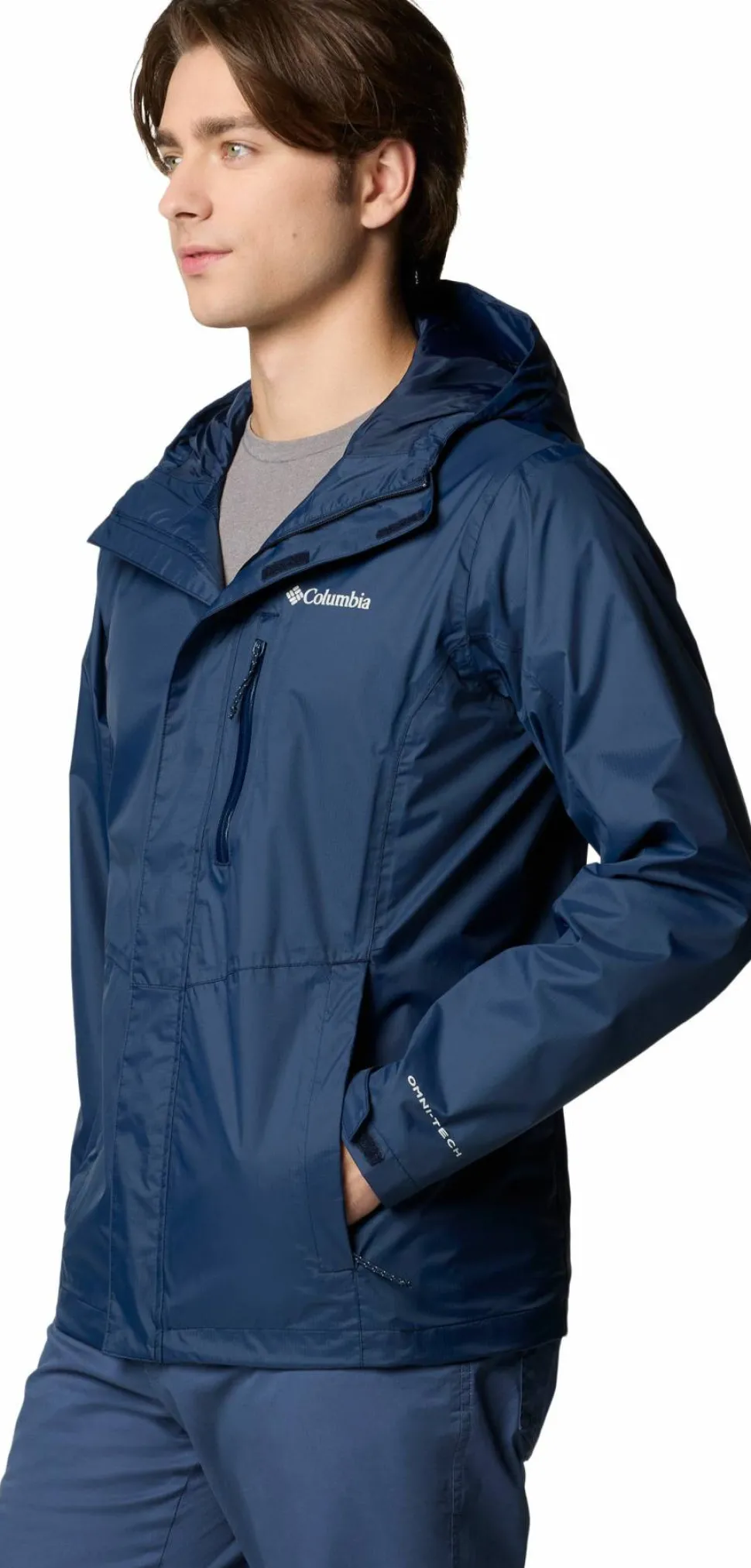Columbia Men's Pouring Adventure III Jacket Collegiate Navy