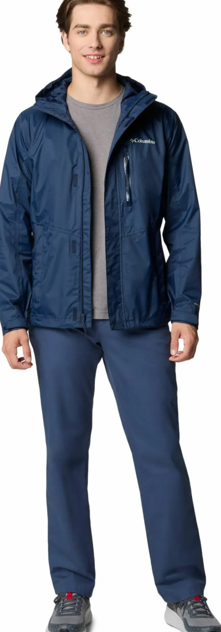 Columbia Men's Pouring Adventure III Jacket Collegiate Navy