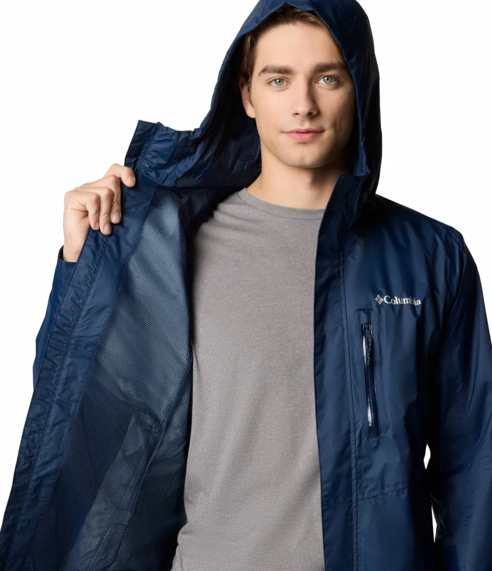 Columbia Men's Pouring Adventure III Jacket Collegiate Navy