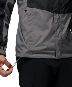 Columbia Men's Pouring Adventure III Jacket Black, City Grey